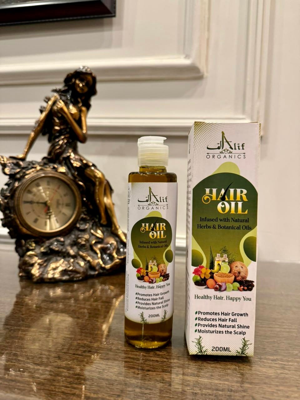 Alif organics Natural  hair oil .
