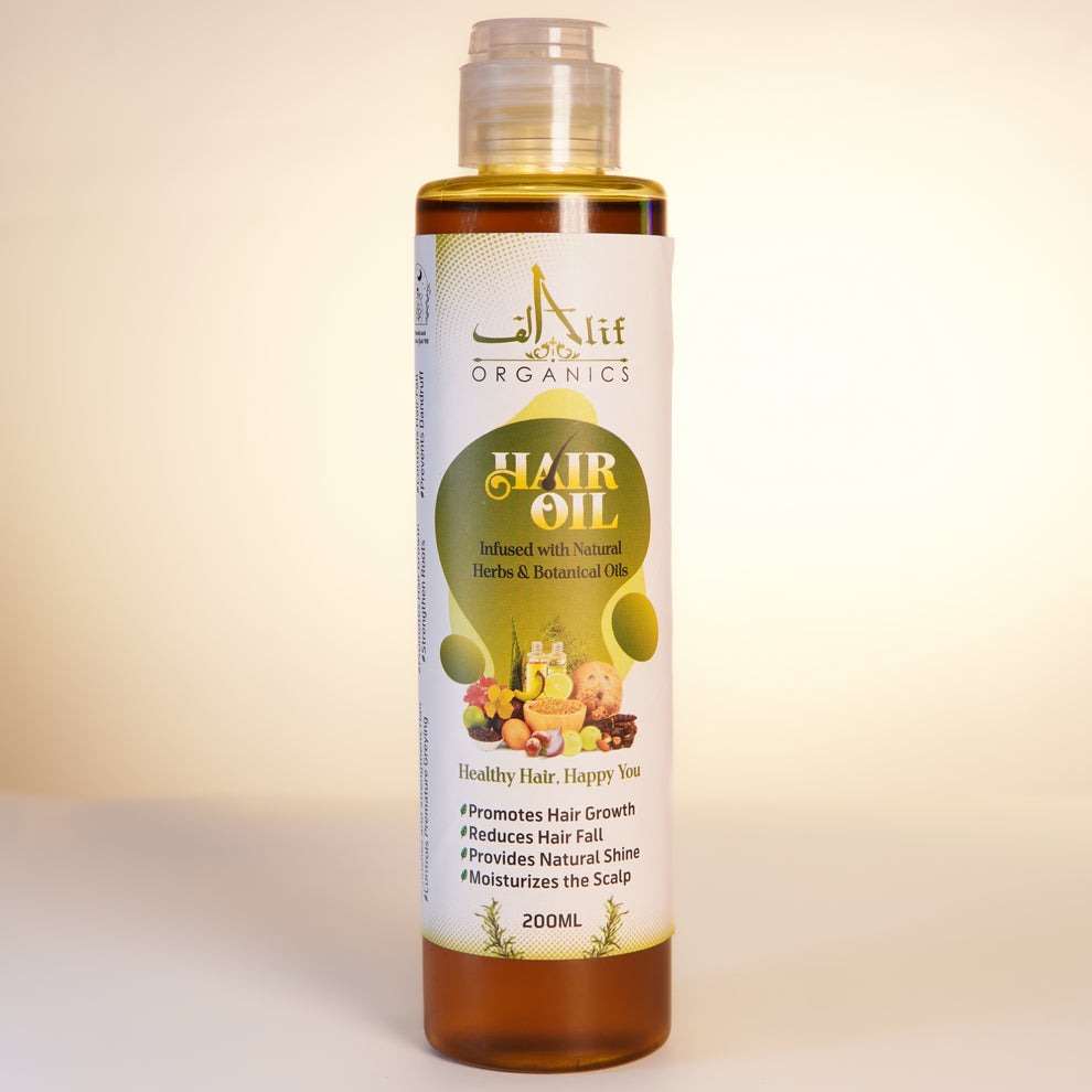 Alif organics Natural  hair oil .